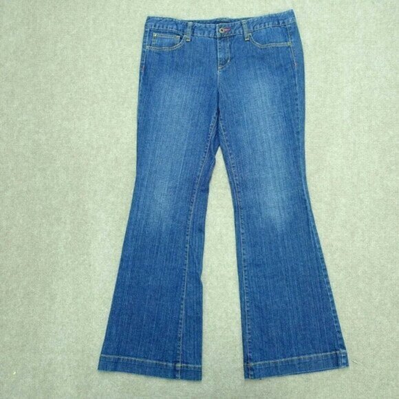 Tommy‎ Hilfiger Denim Jeans Women 12  Modern Rise Bootcut Blue Medium Wash - Picture 1 of 8